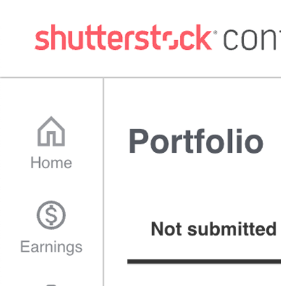 Shutterstock upload page