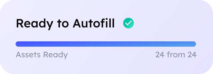 Ready to Autofill status